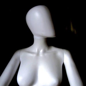 Female Mannequin Torso - Head and arms - Plastic