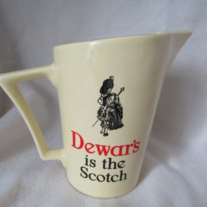 Whisky Water Jug - Scotch Whiskey Jug- Scotland Whisky