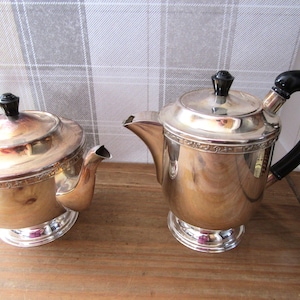Teteras y cafeteras - Viners of Sheffield - Plateadas