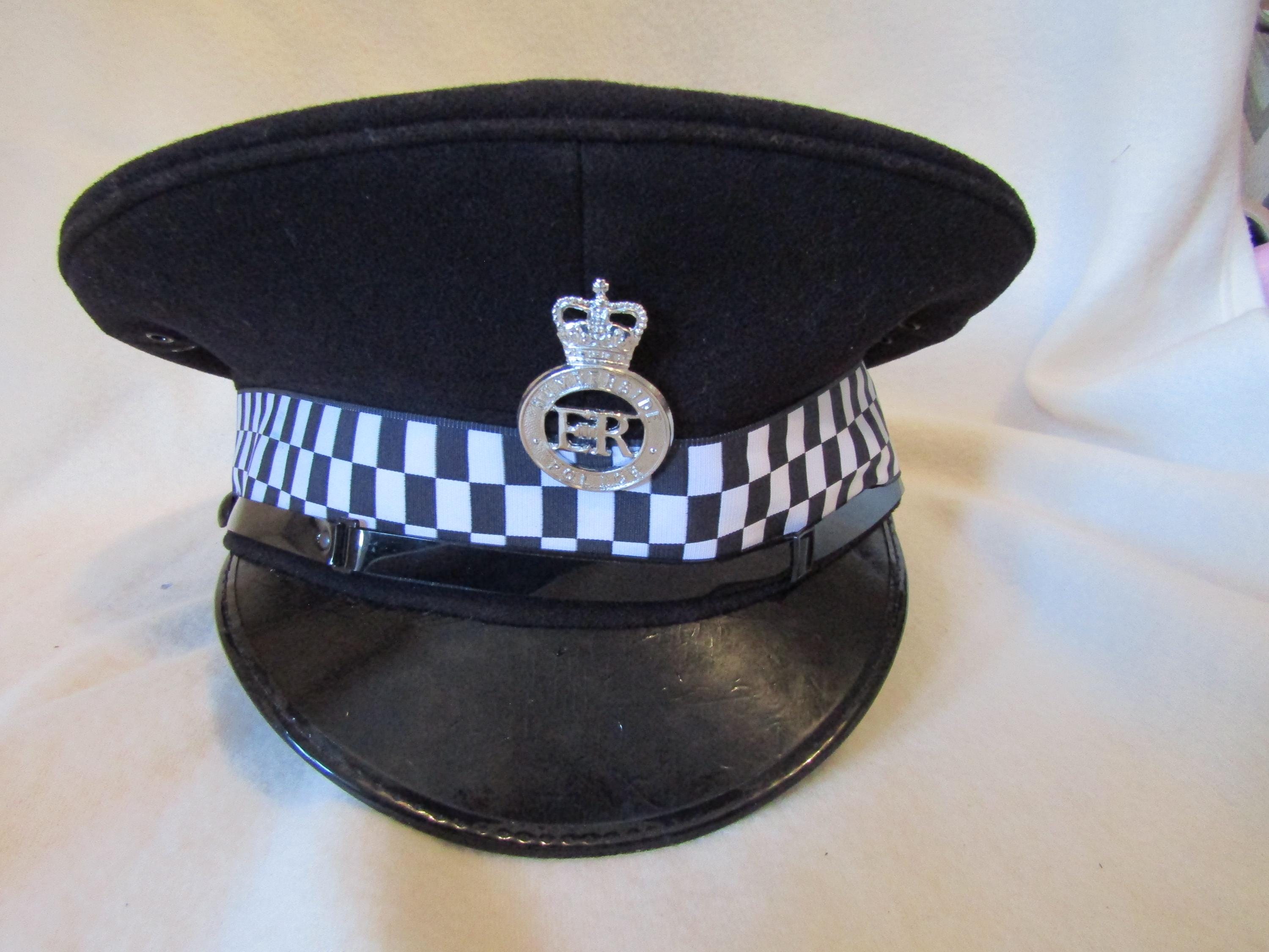 イギリス警察制帽帽子British UK Police 実物キャップ