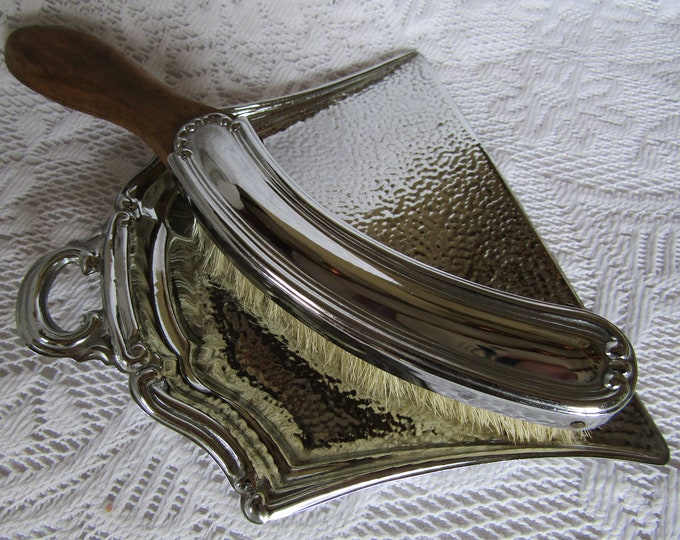 Vintage Crumb Tray With Brush Celtic Quality Plate Made in Etsy