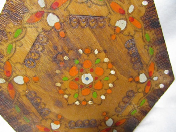 Hand Crafted Box - Hexagonal Shape - Trinket - Je… - image 7