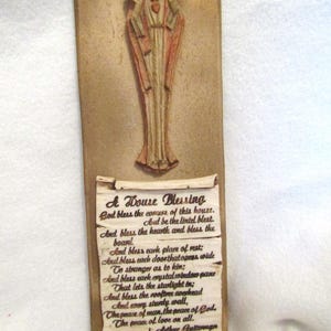 Wandverzierung - Made in Italy - Religiöser Wandbehang Plakette - Ein Haussegen - Katholik - Unser Herr