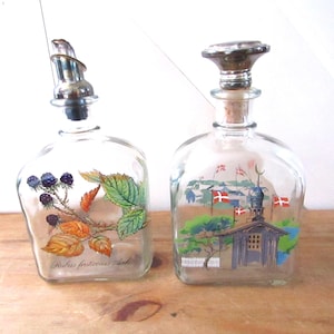 Rare Danish Decanters - Holmegaard - Denmark Unique Bottles