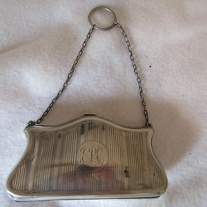 Silver plated Purse - October 1916 - Antique purse