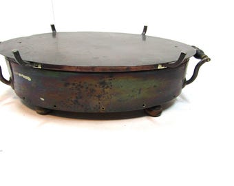 Calentador de platos antiguo - Cobre
