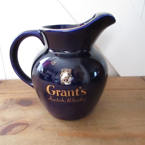 Water Jug - Grants Whisky Water Jug - Scotch Whisky Jug - Water Jug