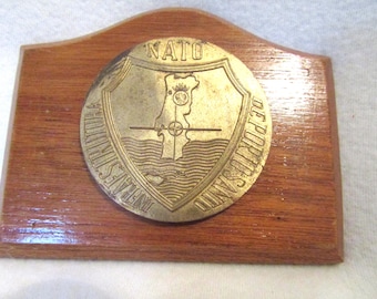 Placa OTAN - Portugués de porto santo Infraestrutura - Portugal - Militar