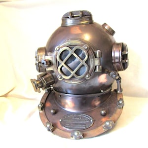 米海軍潜水ヘルメット MARK V：モース潜水器具レプリカ - Etsy 日本