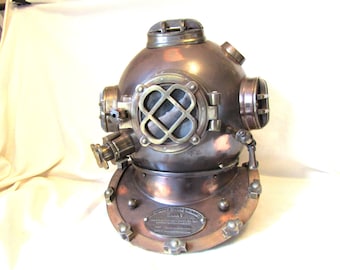 米海軍潜水ヘルメット MARK V：モース潜水器具レプリカ - Etsy 日本