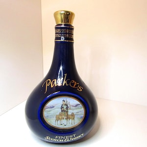 Rare Parker&#39;s Wade Porcelain Scotch Whisky Decanter - Glasgow Scotland