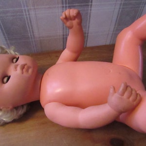 Vintage Doll - Baby Doll - Old - Plastic and rubber