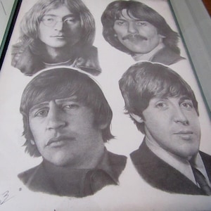 The Beatles Print Photo in Frame - Musicians - 1960s. Pop Music