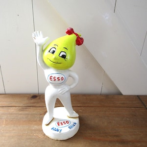 Advertisement - Cast Iron Figurine - Female Esso- Abby Slick - Advertising - Fuel - Esso Girl Money Box