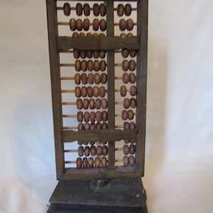 Handgemachter Abakus - Vintage hölzerner chinesischer Abakus - Zählrahmen - Gelehrter - Asiatisch