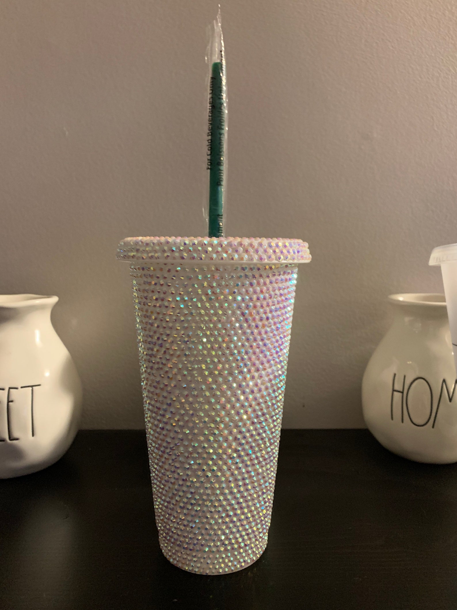 Full Rhinestones Starbucks cup / Drip Rhinestones tumbler / Etsy