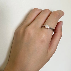 Heart Opal Ring