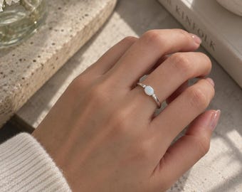 Oval Opal Ring