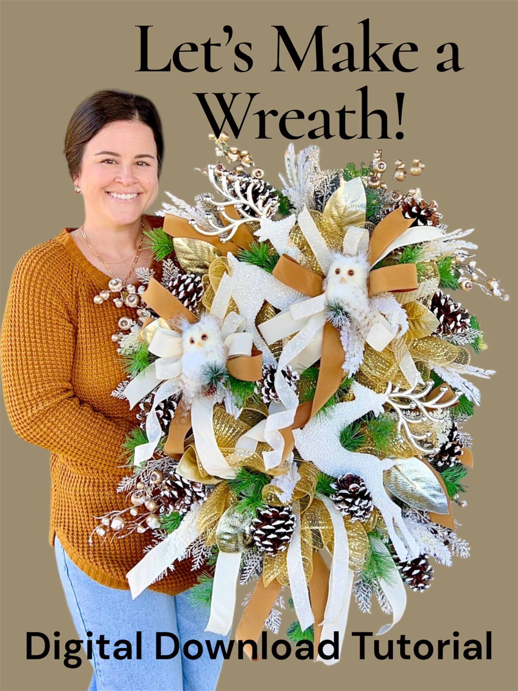 DIY Wreath Tutorial | Step-by-step Wreath Making Guide | Digital ...