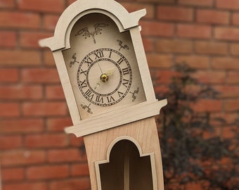 Tilting Grandfather Clock