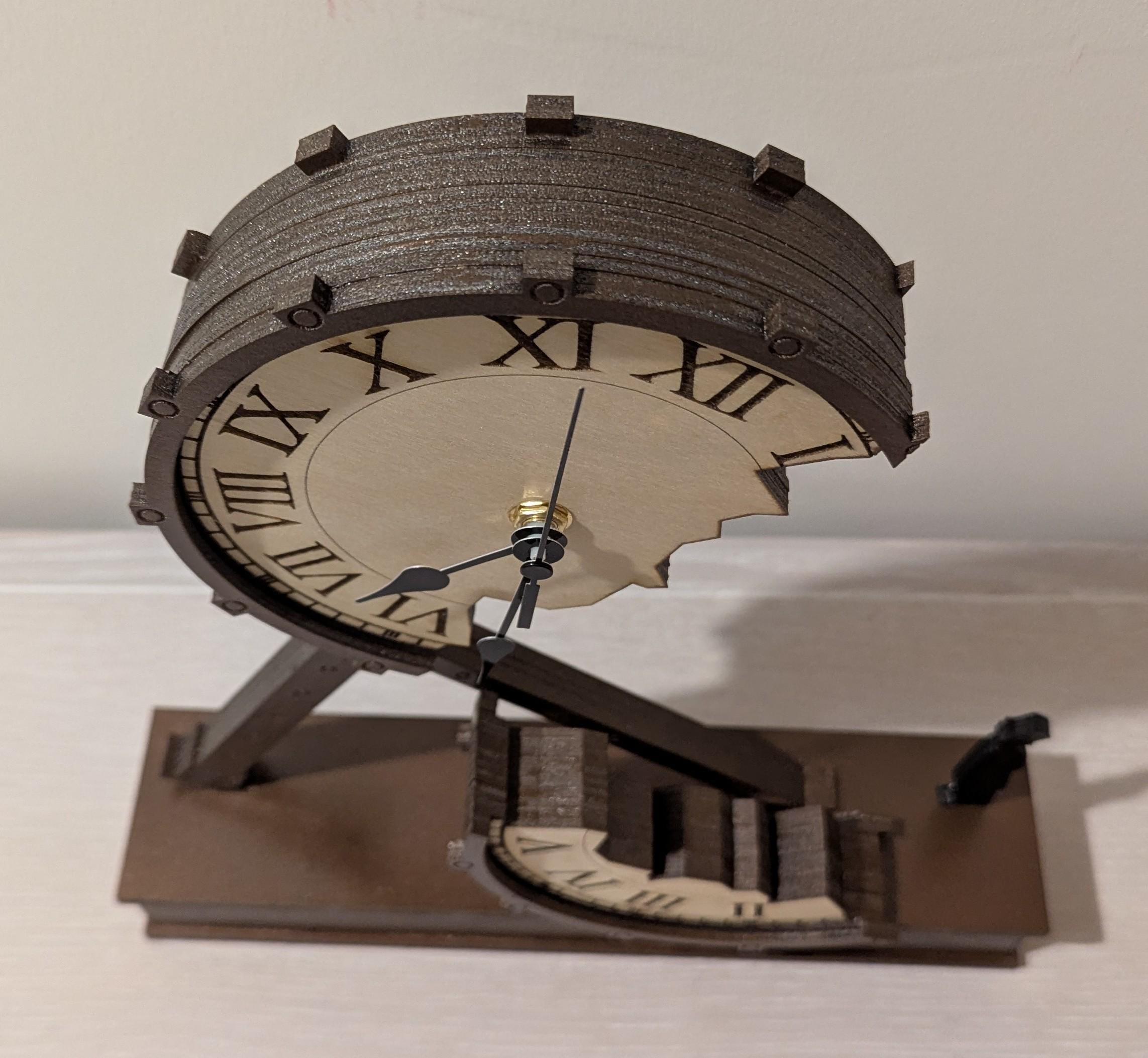 Collapsed Clock (digital Files Only) - Etsy