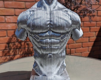 Estatua de torso masculino (solo archivos digitales)