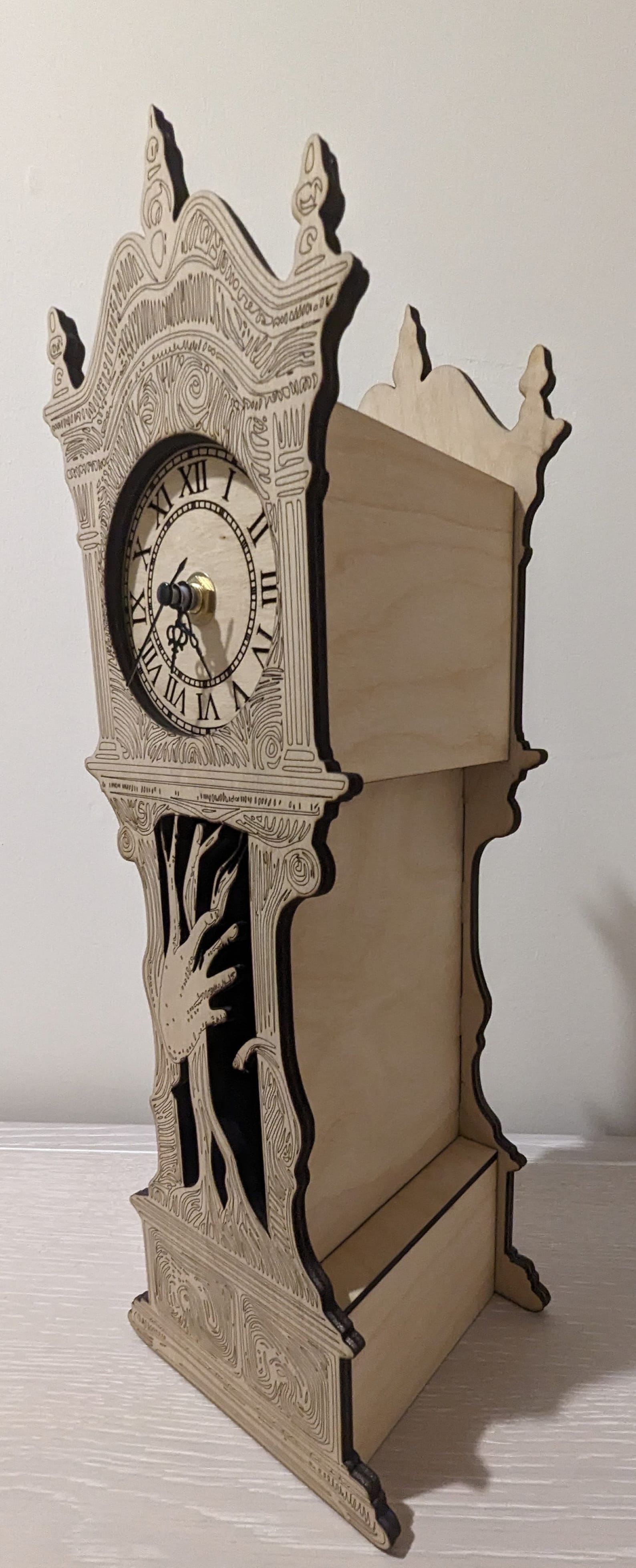 Tabletop Grandfather Clock Etsy