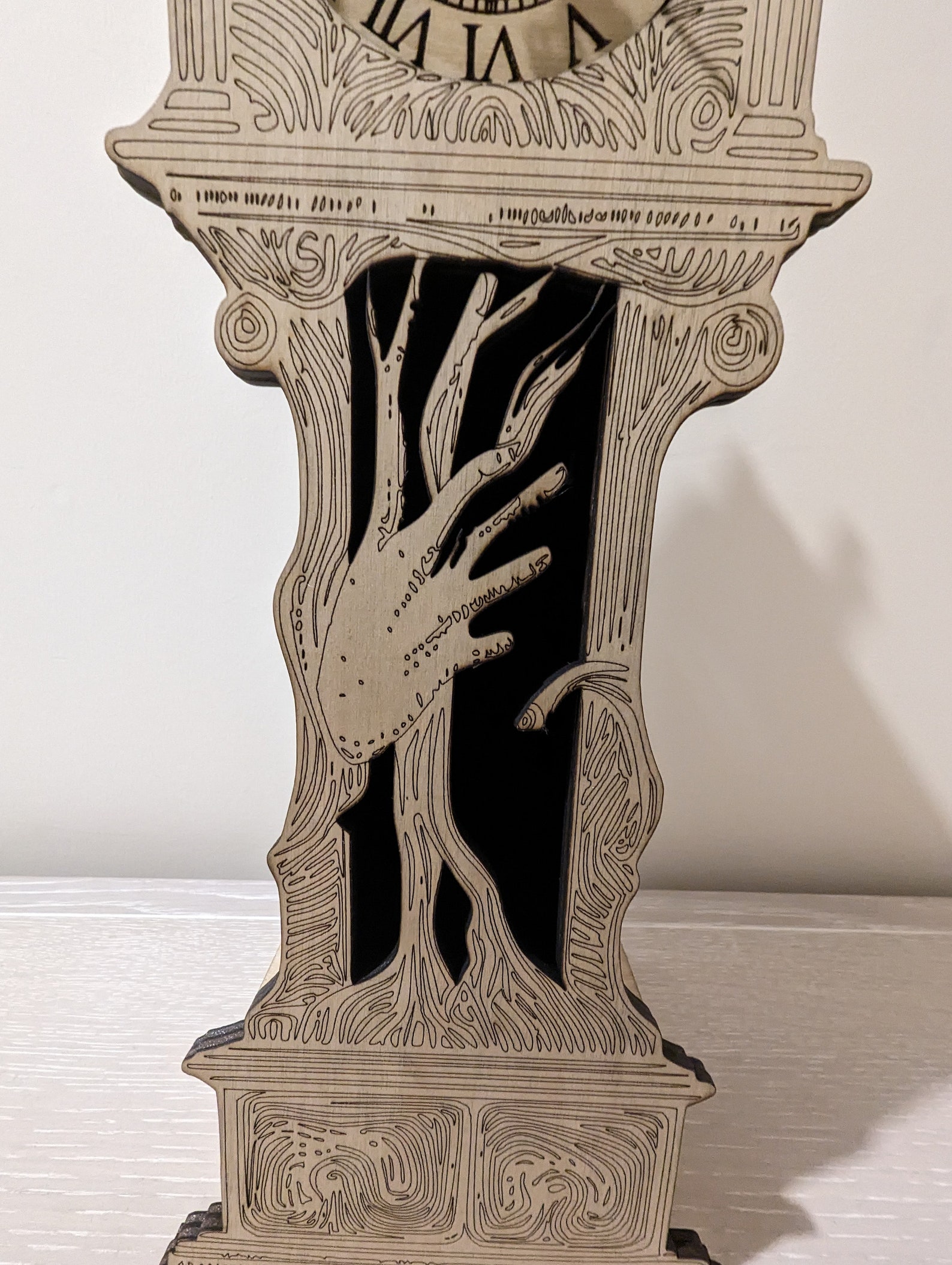 Tabletop Grandfather Clock Etsy