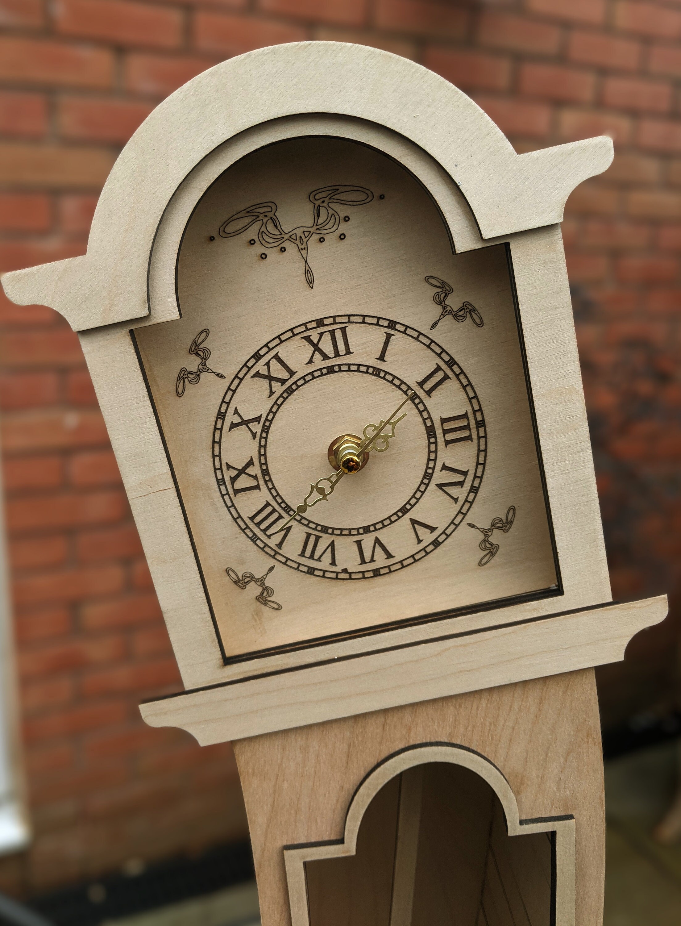 Tilting Grandfather Clock Etsy