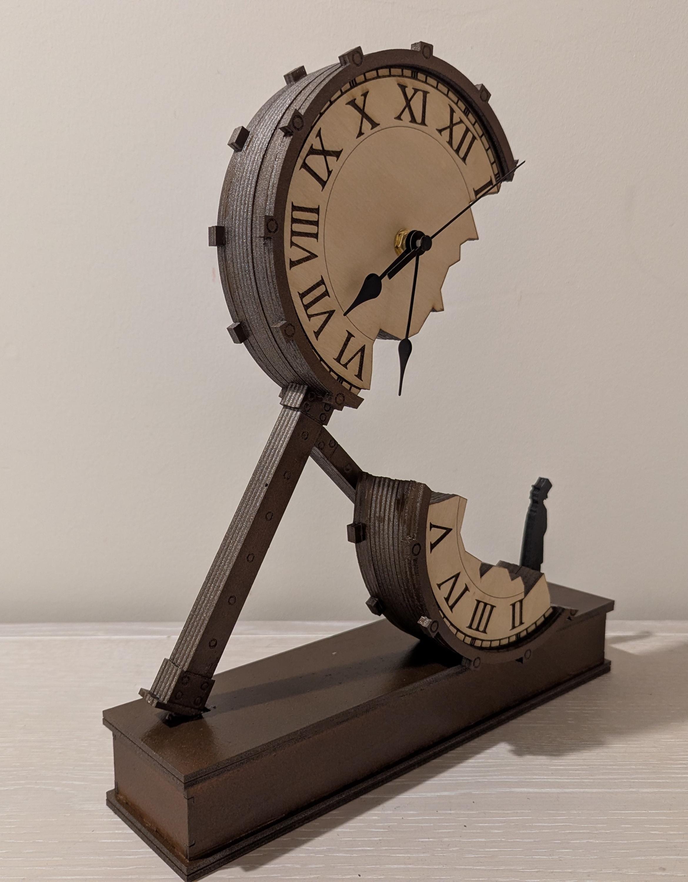 Collapsed Clock (digital Files Only) - Etsy