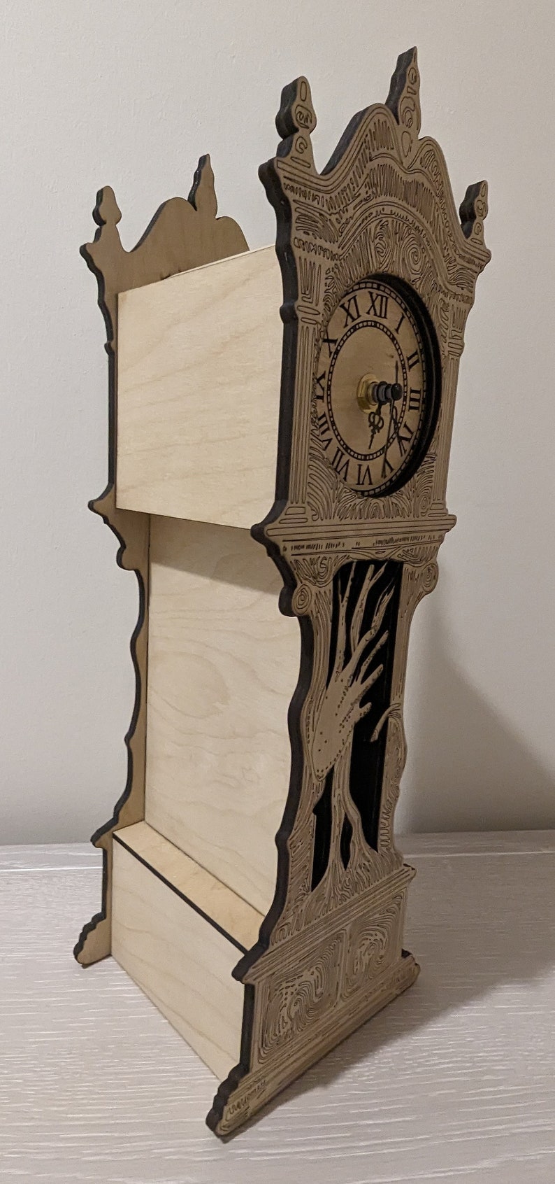 Tabletop Grandfather Clock Etsy