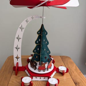 Kerstcarrousel windmolen V3 (digitale bestanden)