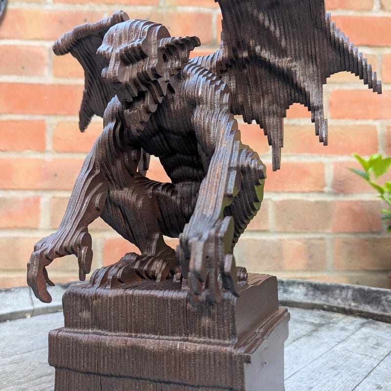 Gargoyle Wood Patterns - Etsy