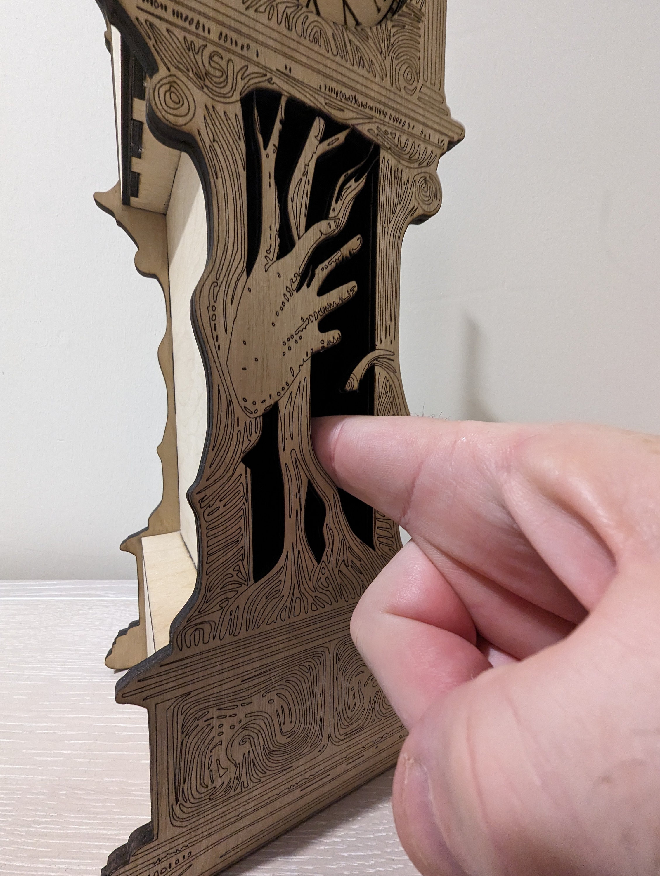 Tabletop Grandfather Clock Etsy