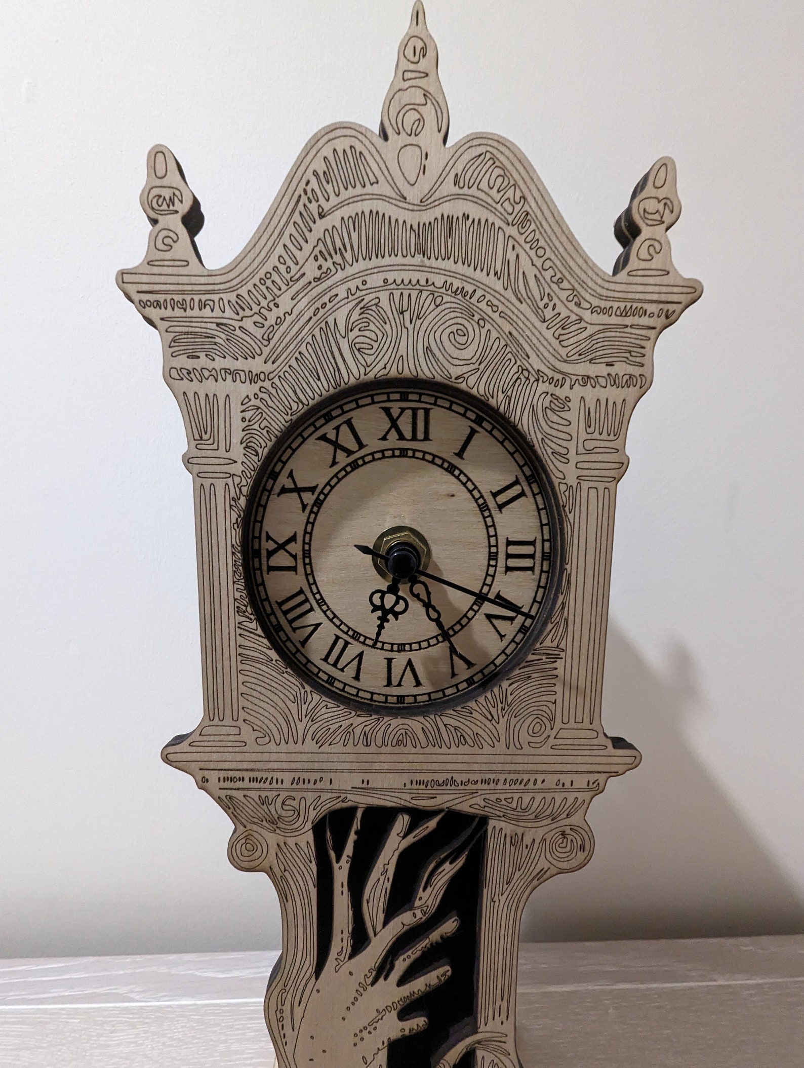 Tabletop Grandfather Clock Etsy