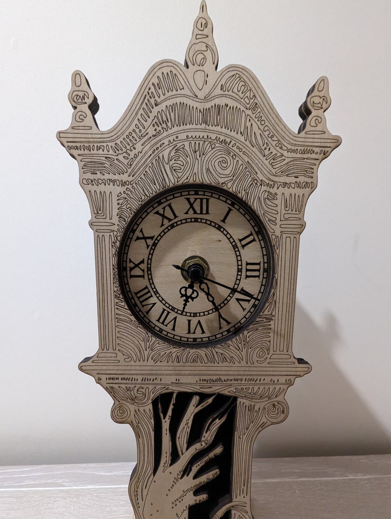 Tabletop Grandfather Clock Etsy