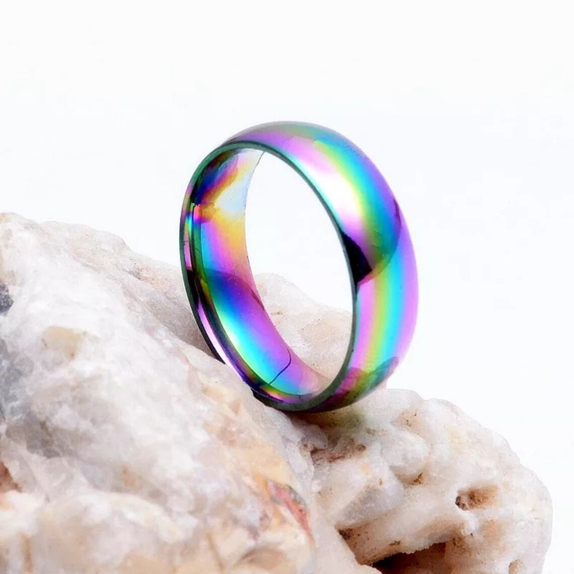 Кольцо Rainbow. Steel