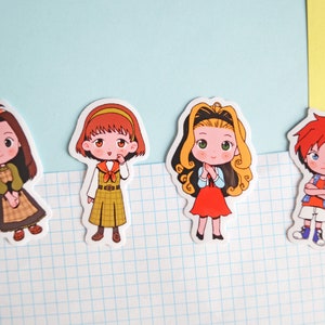 harvest moon story of seasons a wonderful life girls clear vinyl sticker set