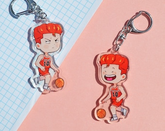 slam dunk sakuragi acrylic charm keychain