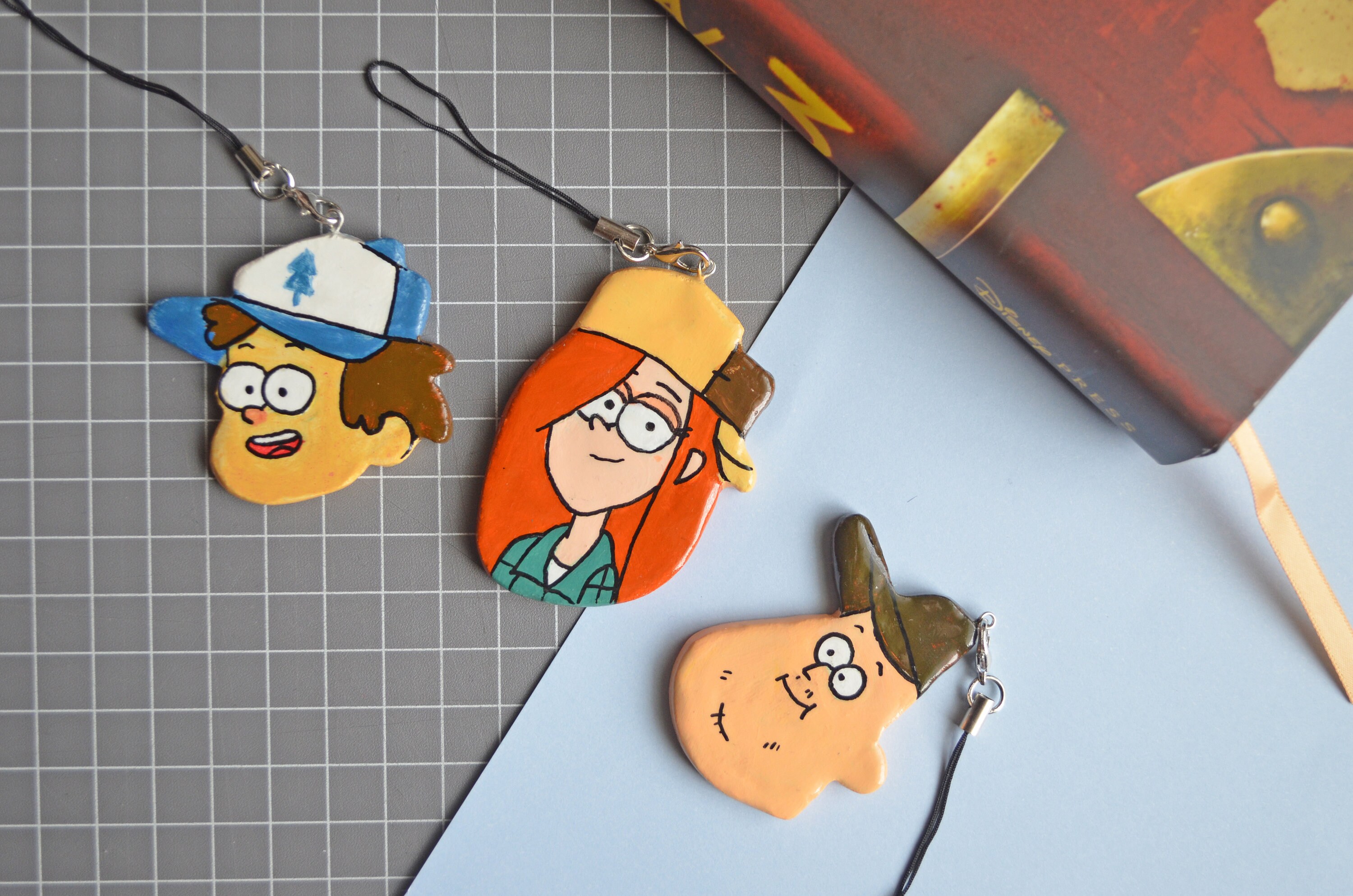 Gravity falls keychain dipper soos wendy Etsy