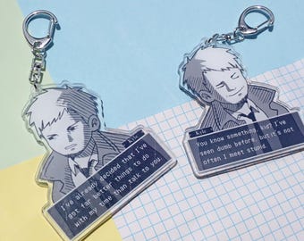 hotel dusk acrylic charm