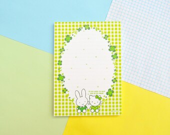 hello kitty and miffy clover memo pad