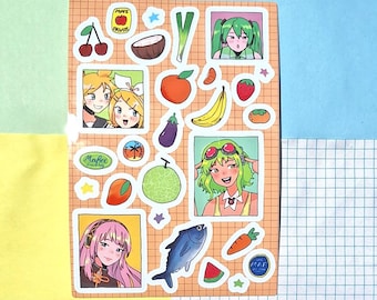 vocaloid sticker sheet