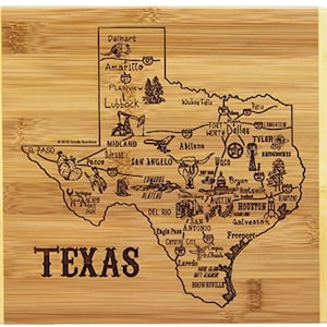 Two Tone Texas Cutting Board