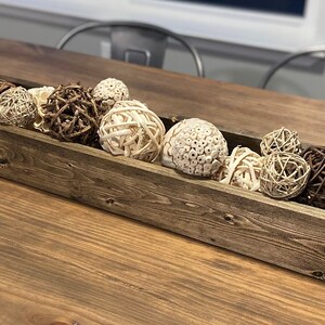 Wooden Farmhouse Centerpiece Table Centerpiece Table Tray