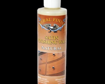 Satin Finishing Wax for Wood (8oz.)