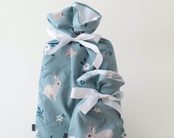 Blue Easter Bunny Gift Bag