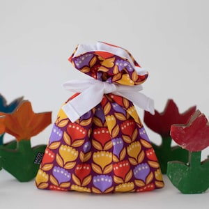 Tulipani in sacchetto regalo