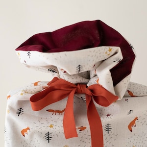 Geschenkbeutel Füchse und Sterne