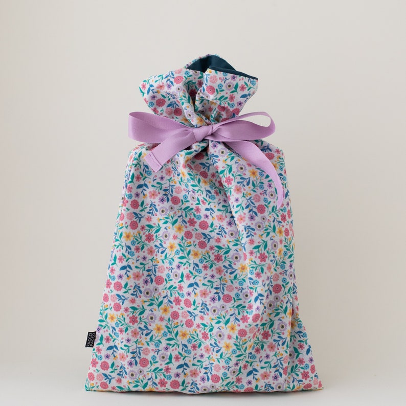 Gift bag summer flowers S